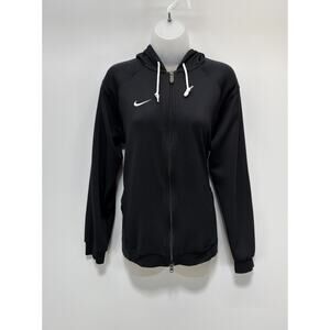 Nike Team Women's L Fit Dry Full-Zip Black Training Hoodie Jacket